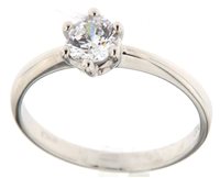 Ring Il Diamante 2 Gioielli Woman in Gold Zirconia N8066 - N8066